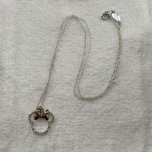 Charming Disney Minnie Mouse Necklace ( Sterling Silver)